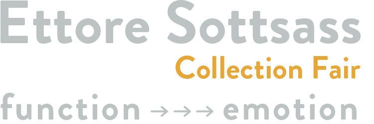 Ettore Sottsass Collection Fair「Function → Emotion プロダクトは道具か、それとも物語か。」